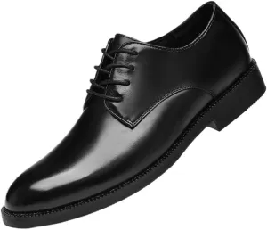 Mens Dress Shoes Casual Business Formal Oxford Shoes Breathable Leather Wingtip Brogue for Men
