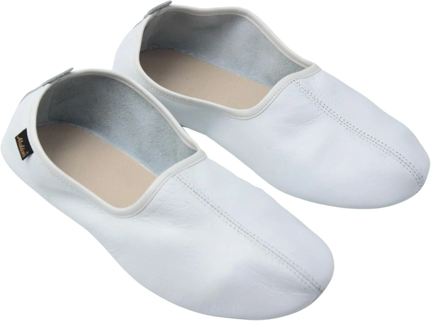 Mens Indoor Leather Slippers Traditional Babouche House Shoes Barefoot Moccasin