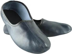 Mens Indoor Leather Slippers Traditional Babouche House Shoes Barefoot Moccasin