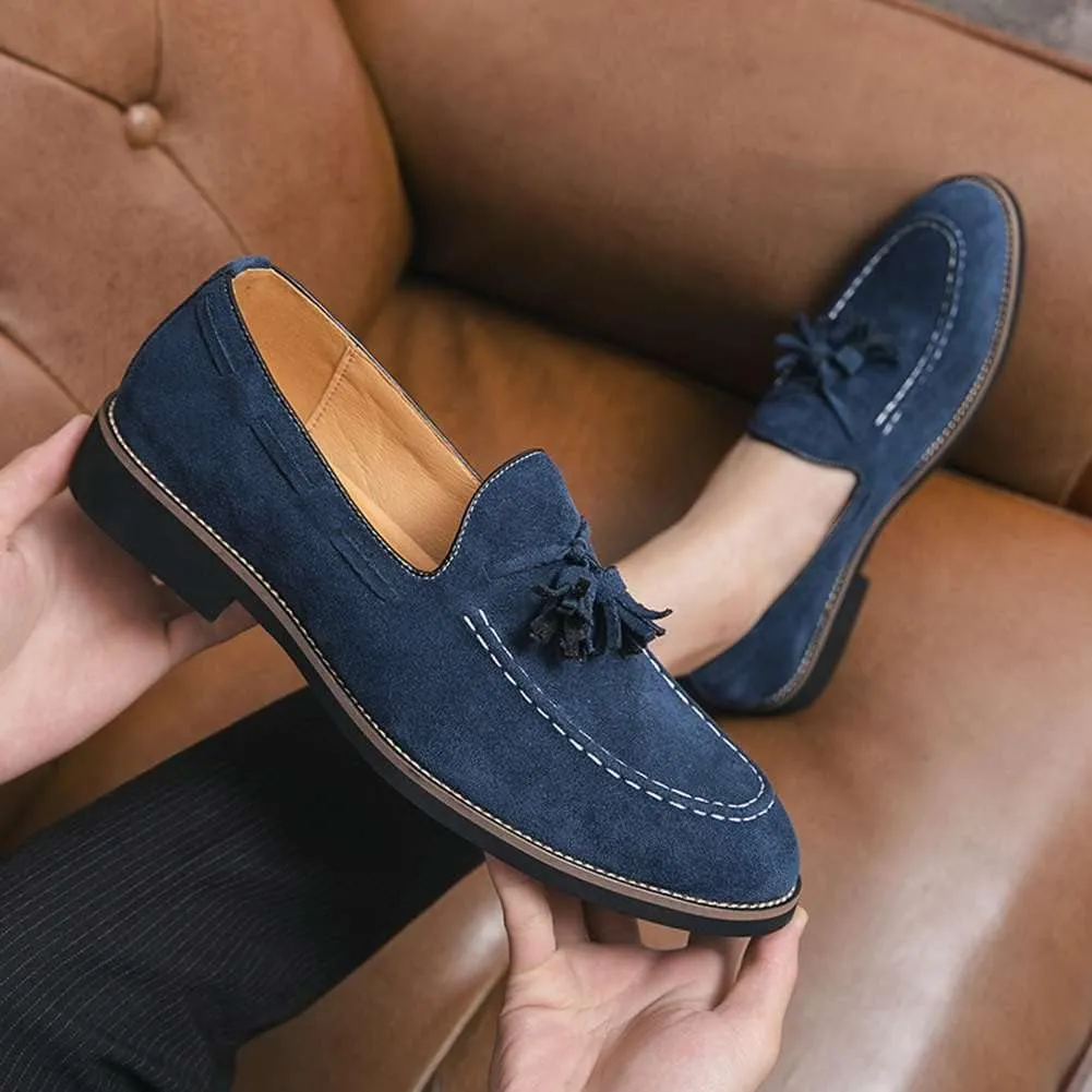 Men's Oxford Leather Dress Shoes Genuine Leather Shoes Comfort Loafers Dress Shoes