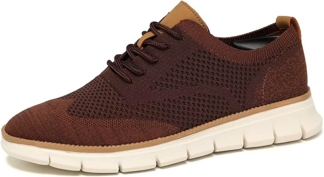 Men's Oxfords Lace-Up Lightweight Casual Walking Shoes Fashion Sneakers Shoes