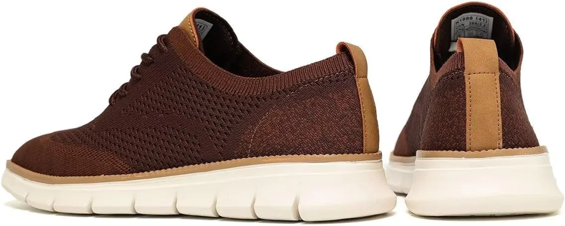 Men's Oxfords Lace-Up Lightweight Casual Walking Shoes Fashion Sneakers Shoes