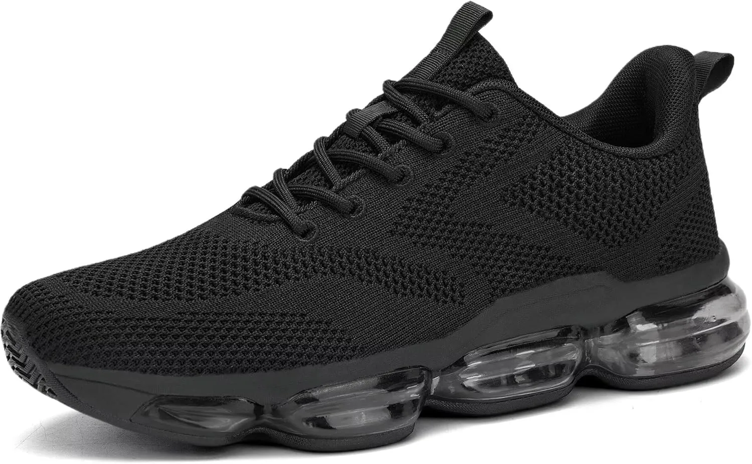 Mens Running Shoes Air Low Top Comfort Walking Lace Up Sneakers Breathable Fashion Tennis Sport Gym Fitness Cross Trainers