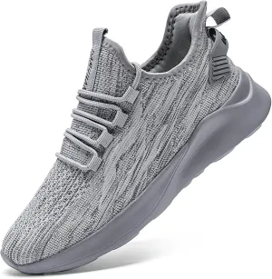 Mens Running Shoes Tennis Sneakers Walking Slip on Gym Workout Athletic Breathable Jogging Sport Casual Shoe