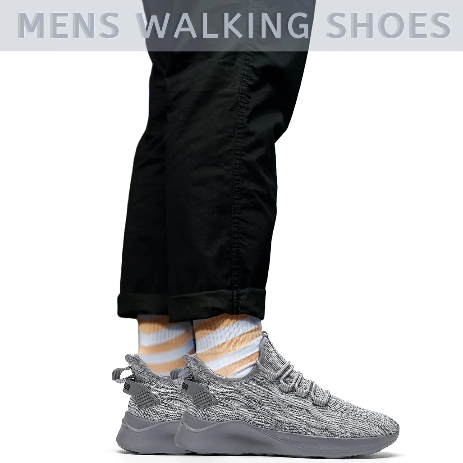 Mens Running Shoes Tennis Sneakers Walking Slip on Gym Workout Athletic Breathable Jogging Sport Casual Shoe