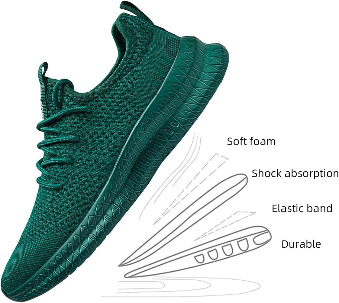 Men's Shoes Running Walking Sneakers Casual Tennis Slip on Shoes Lightweight Breathable Fashion Comfortable Workout Athletic for Shoes Gym Sports