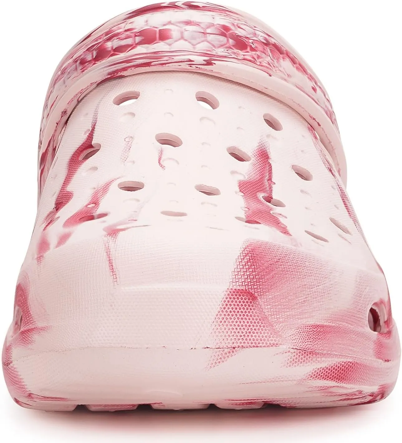 Mens Womens Garden Clogs Shoes with Arch Support Unisex Gardening Slip on Sandals Beach Slippers Shoes Tie-Dye Clog