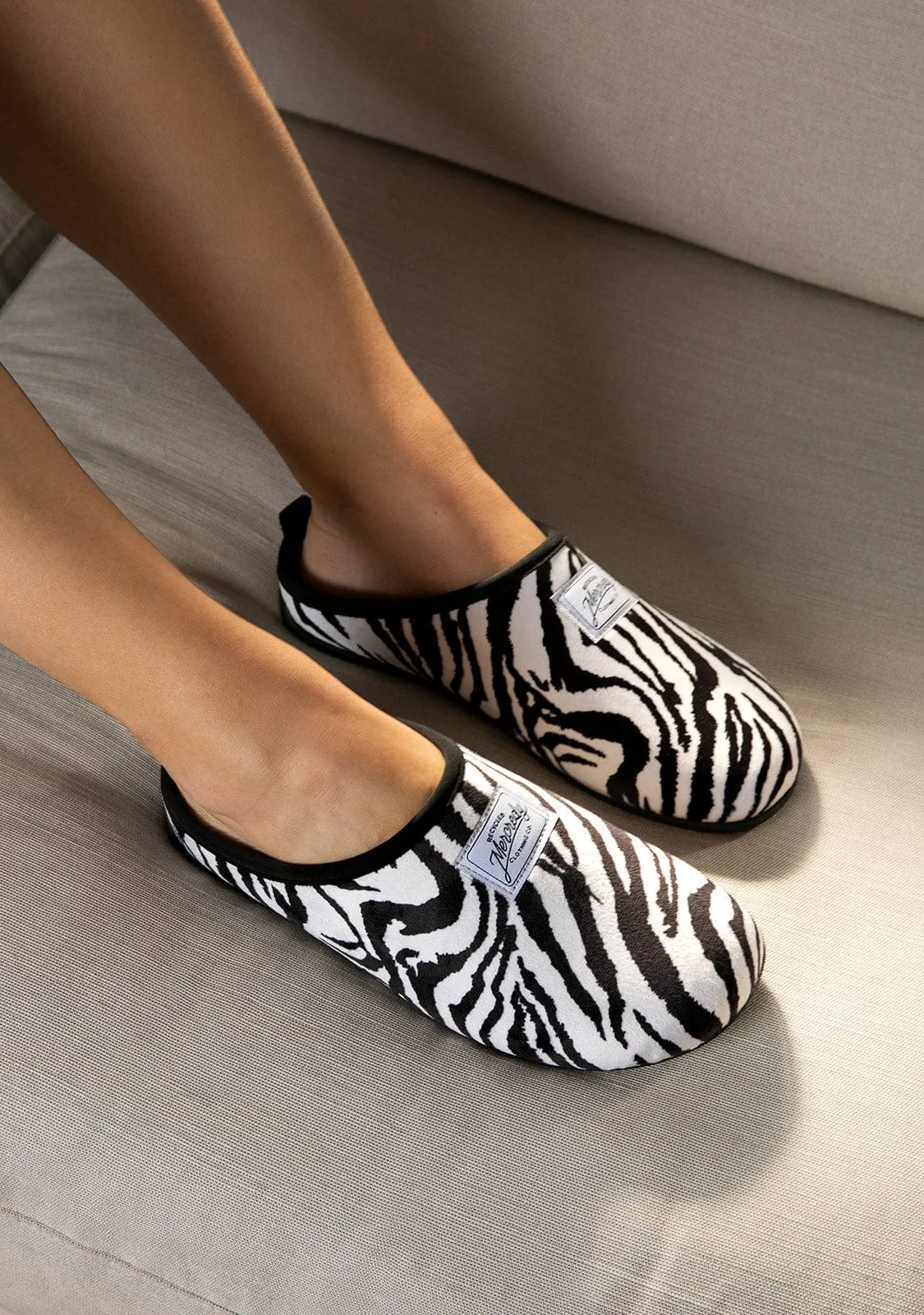 Mercredy Slipper Zebra