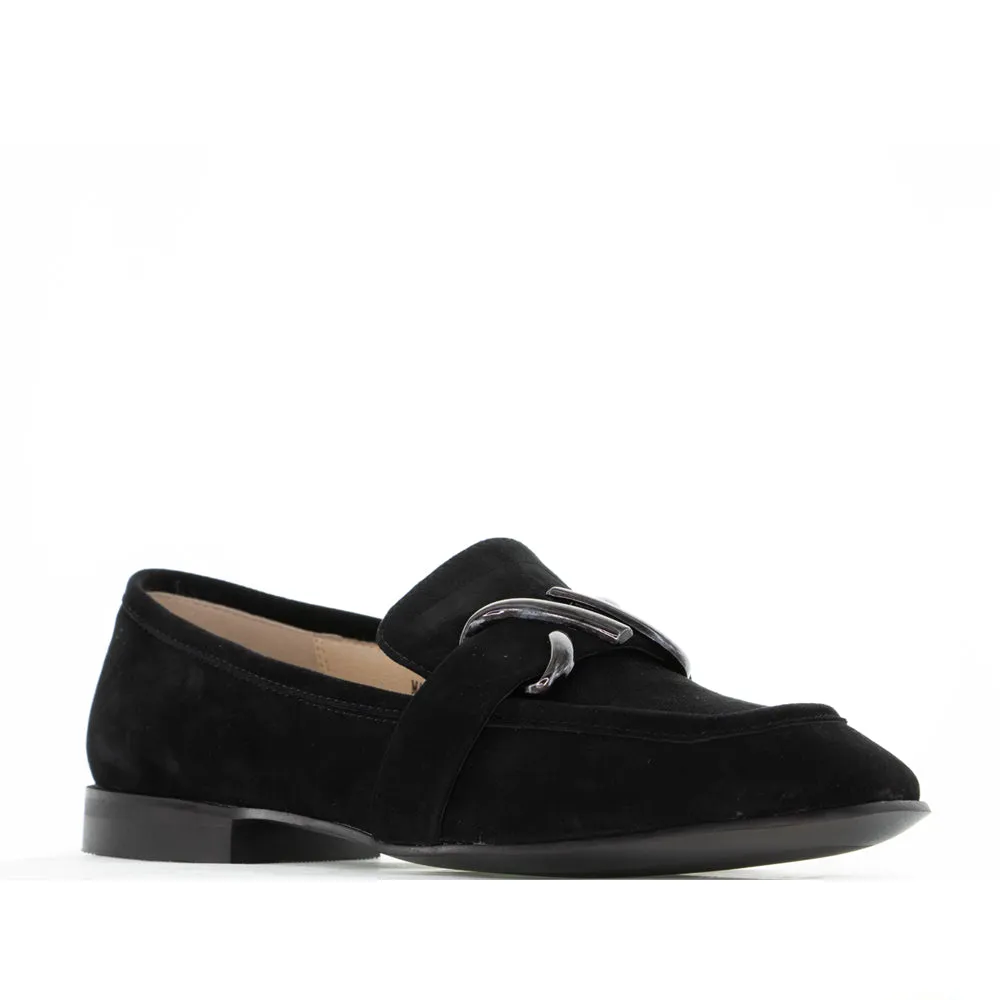 MILA RAINE MAJOR BLACK SUEDE