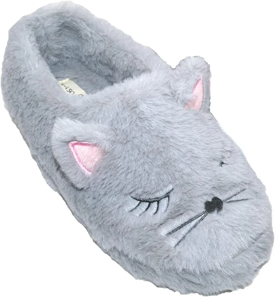 Millffy Warm Animal Soft Cozy Plush Slippers Womens House Slipper Bedroom cat Girl Fuzzy Slippers