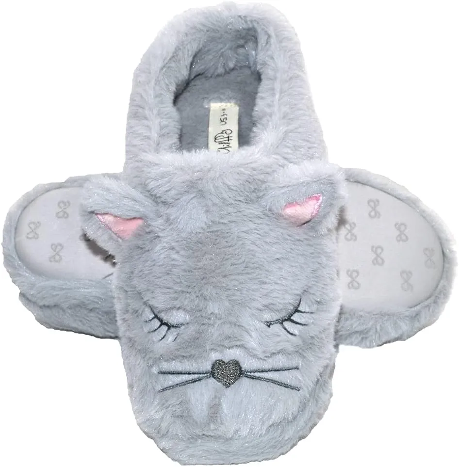 Millffy Warm Animal Soft Cozy Plush Slippers Womens House Slipper Bedroom cat Girl Fuzzy Slippers