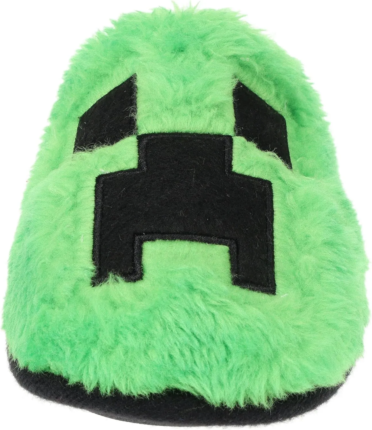 Minecraft Men's/Women's Unisex Slipper Novelty Plush Scuff Creeper Green Men's Women's 11-12 9-10