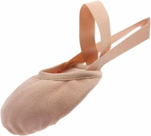 MSMAX Women's Half Soles Dance Shoes Canvas Pirouette Shoes for Contemporary,Ballet,Jazz,Gymnastics,Turners