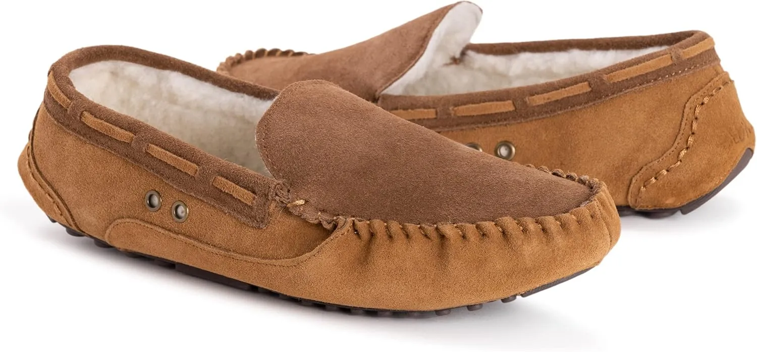 MUK LUKS Men's Everett Moccasin Slippers
