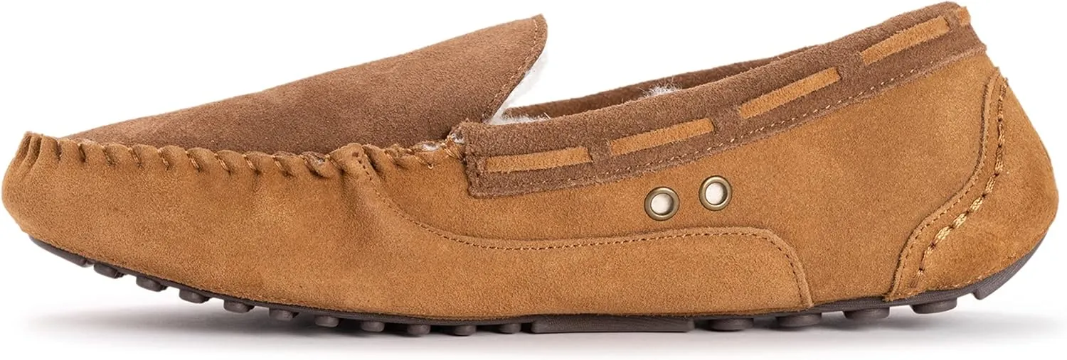 MUK LUKS Men's Everett Moccasin Slippers