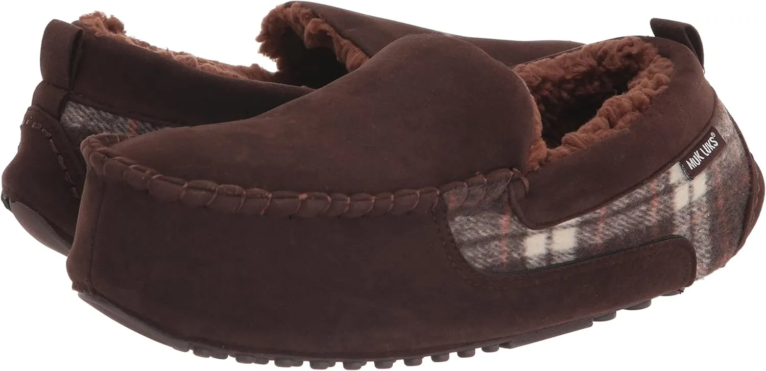 MUK LUKS Men's Everett Moccasin Slippers
