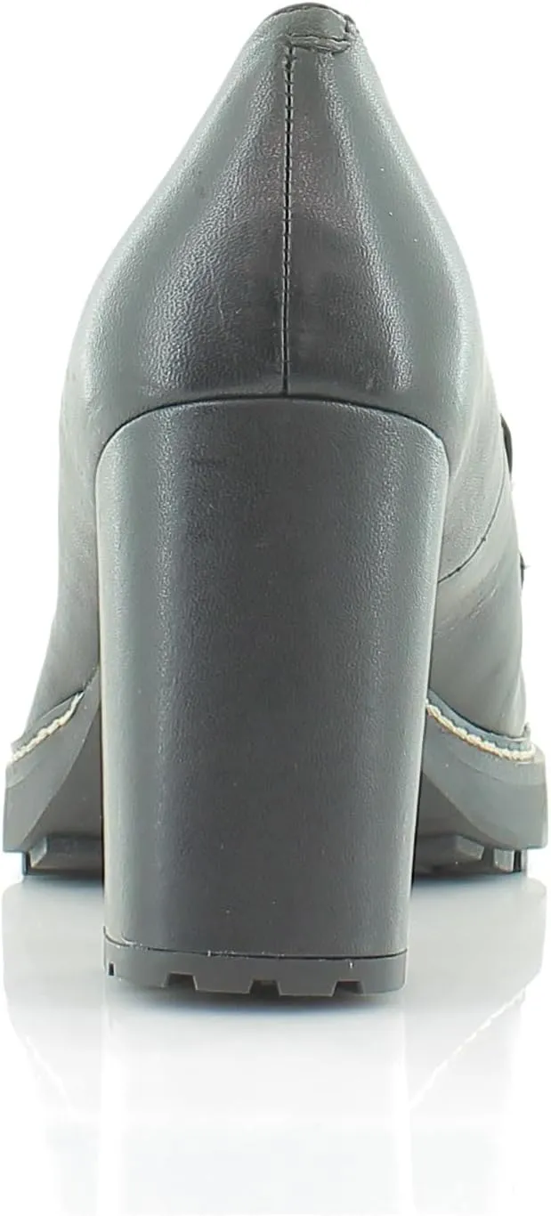 Naturalizer Women's Callie-Moc Loafer Pump Black Leather 10 M