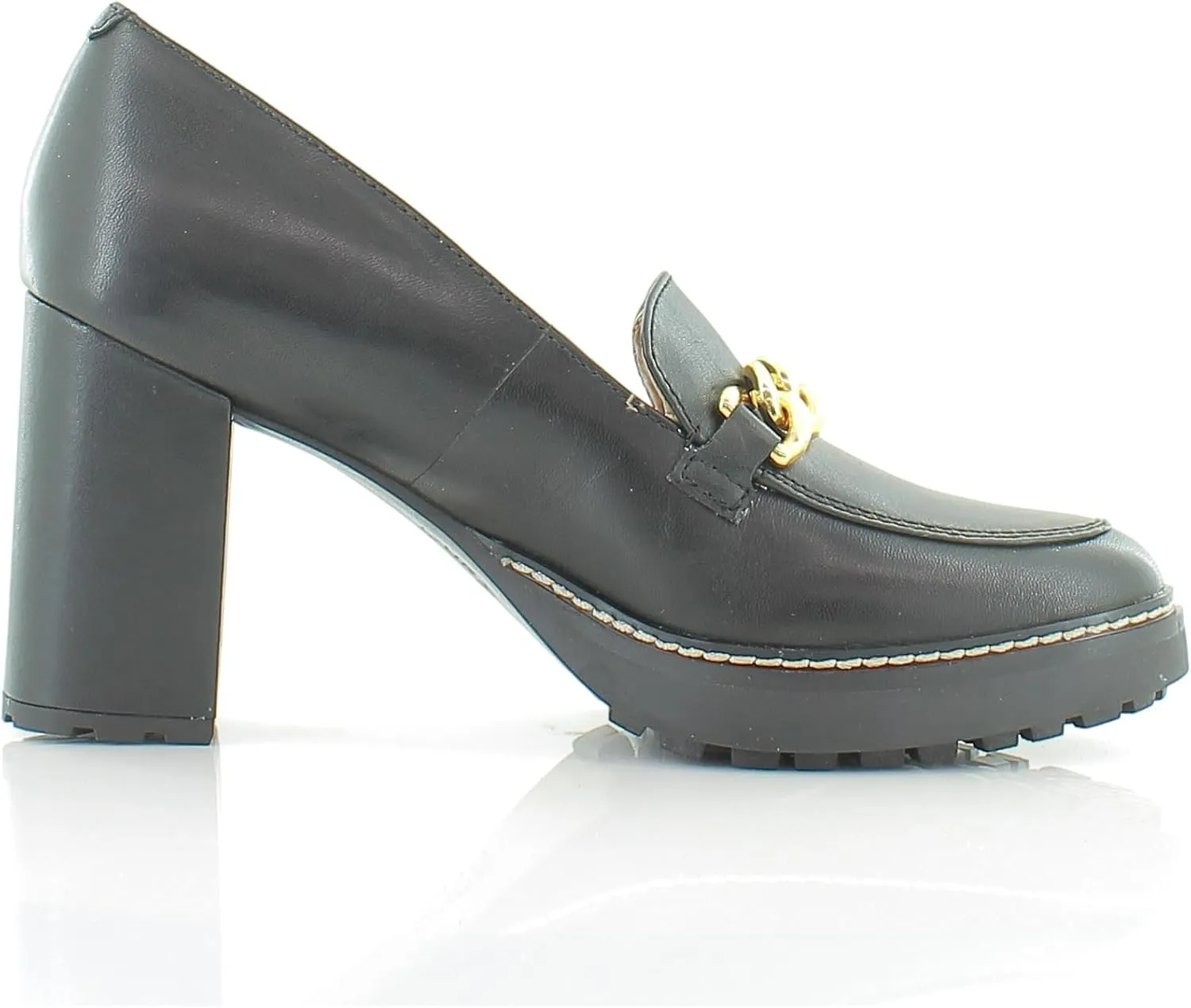 Naturalizer Women's Callie-Moc Loafer Pump Black Leather 10 M