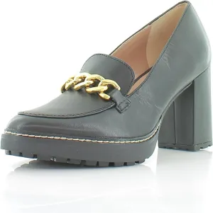 Naturalizer Women's Callie-Moc Loafer Pump Black Leather 10 M