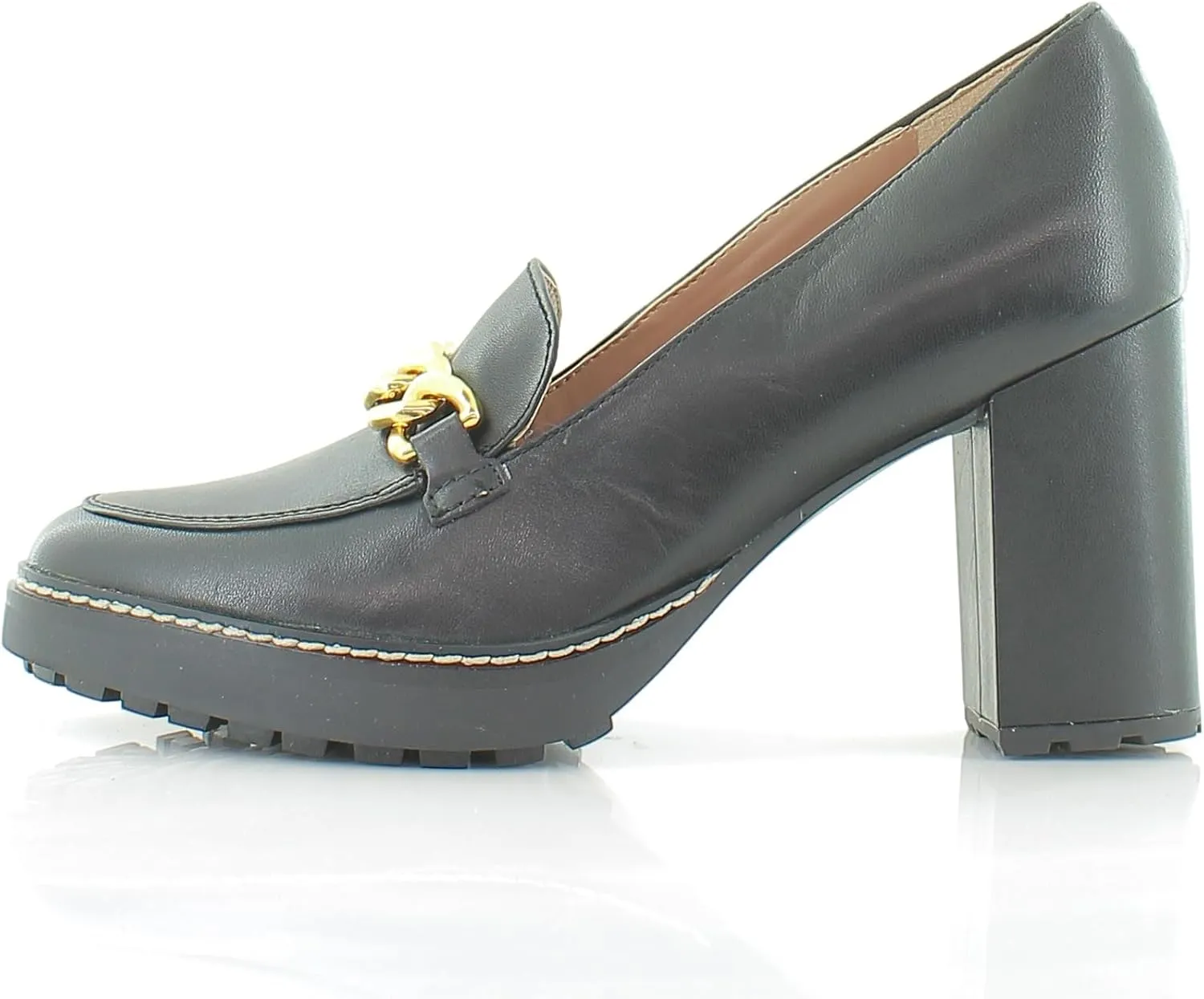 Naturalizer Women's Callie-Moc Loafer Pump Black Leather 10 M