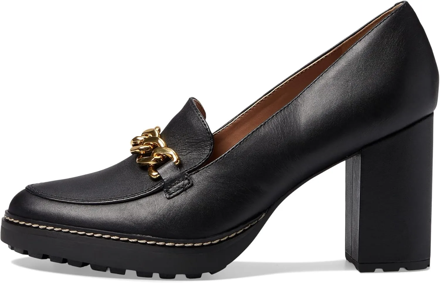 Naturalizer Women's Callie-Moc Loafer Pump Black Leather 8.5 W