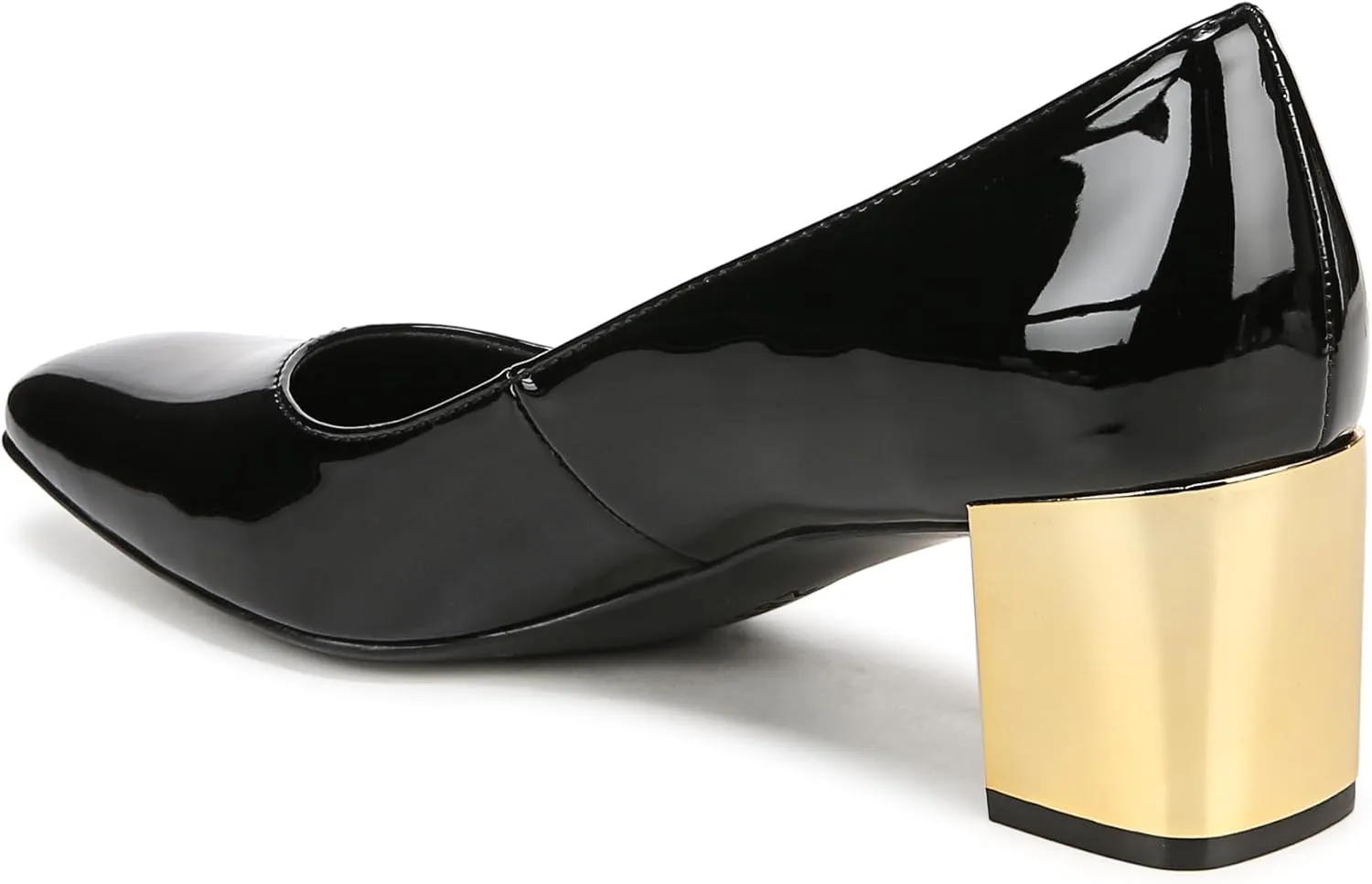 Naturalizer Womens Karina Low Block Heel Square Toe Pump