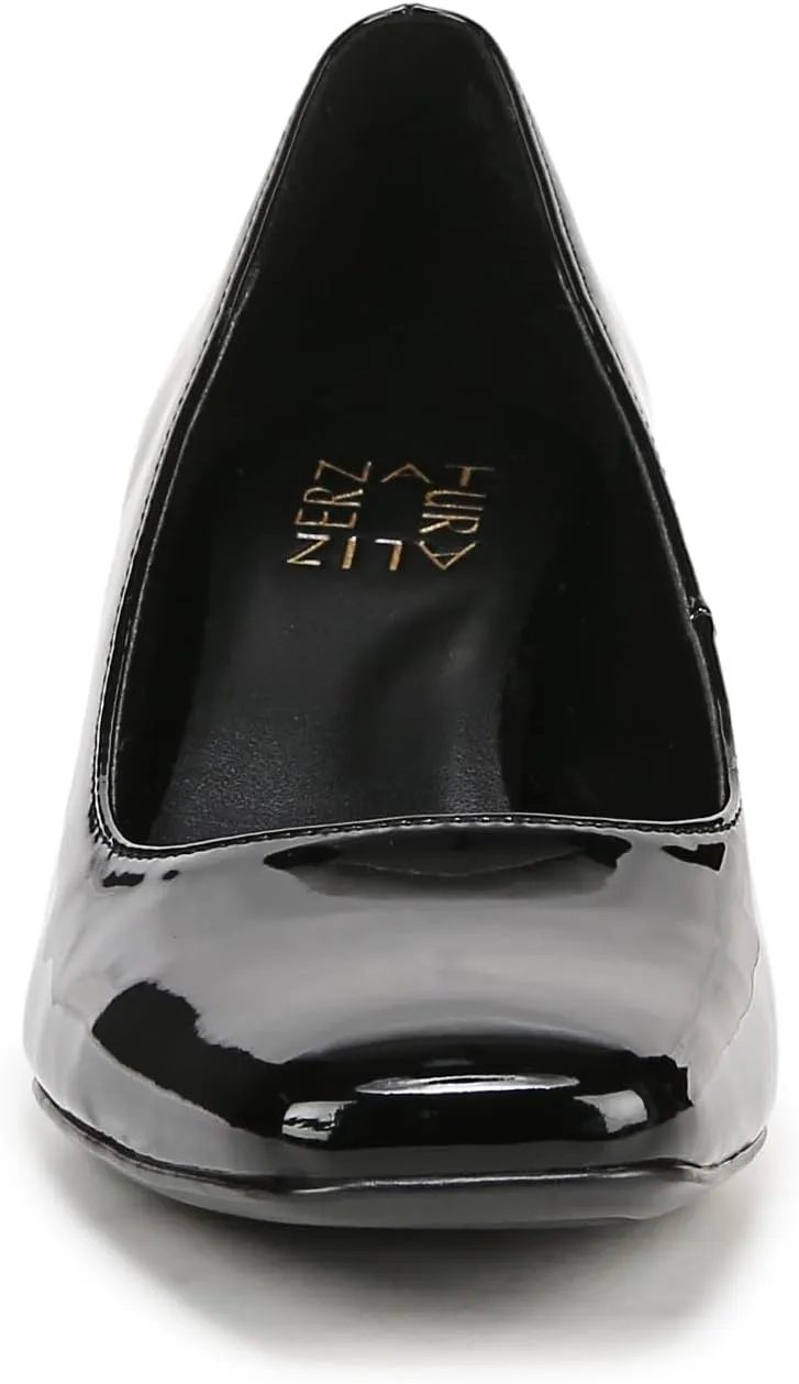 Naturalizer Womens Karina Low Block Heel Square Toe Pump