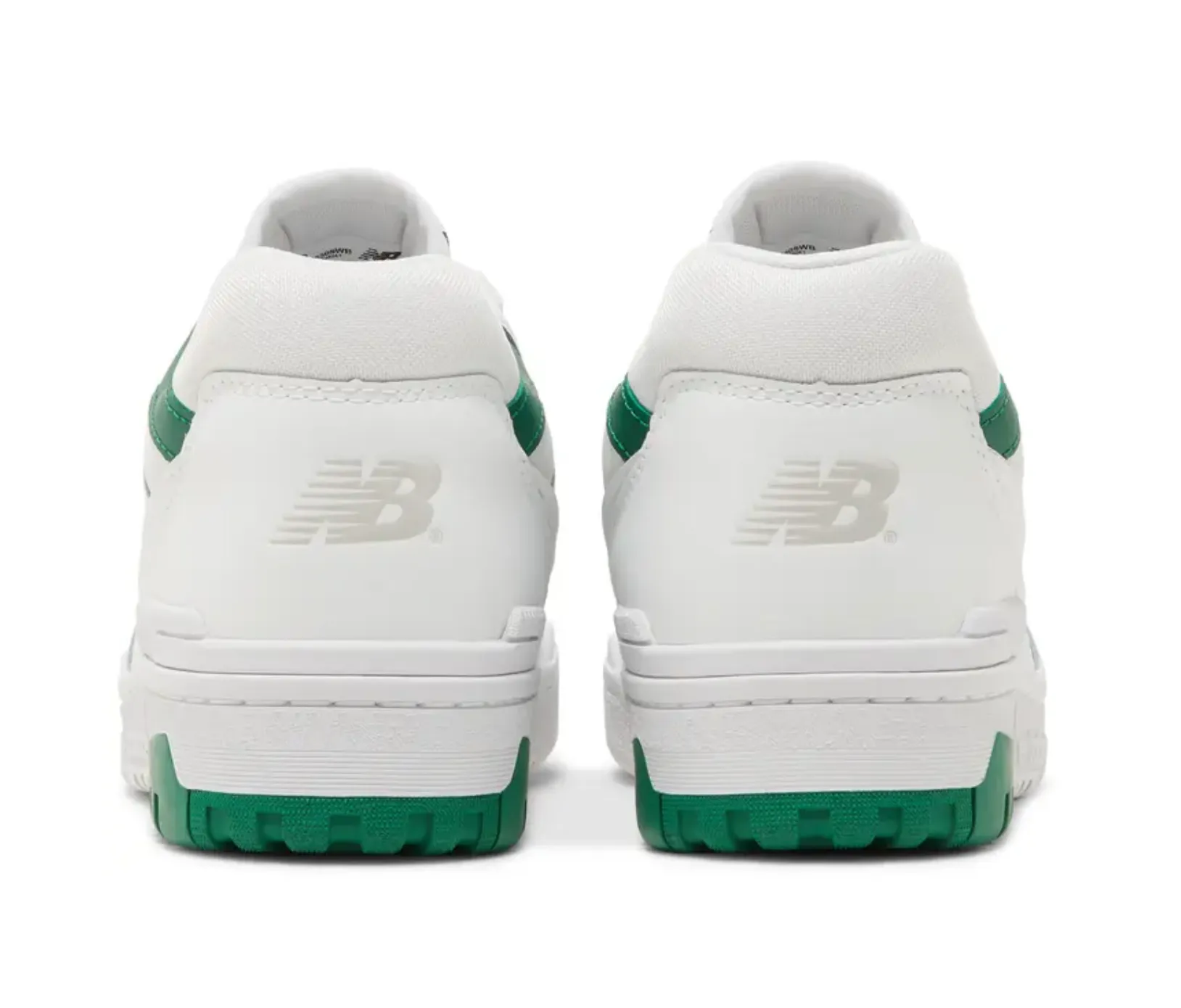 New Balance 550 trainers in White and Green