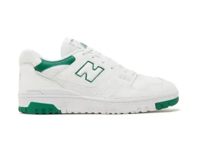 New Balance 550 trainers in White and Green