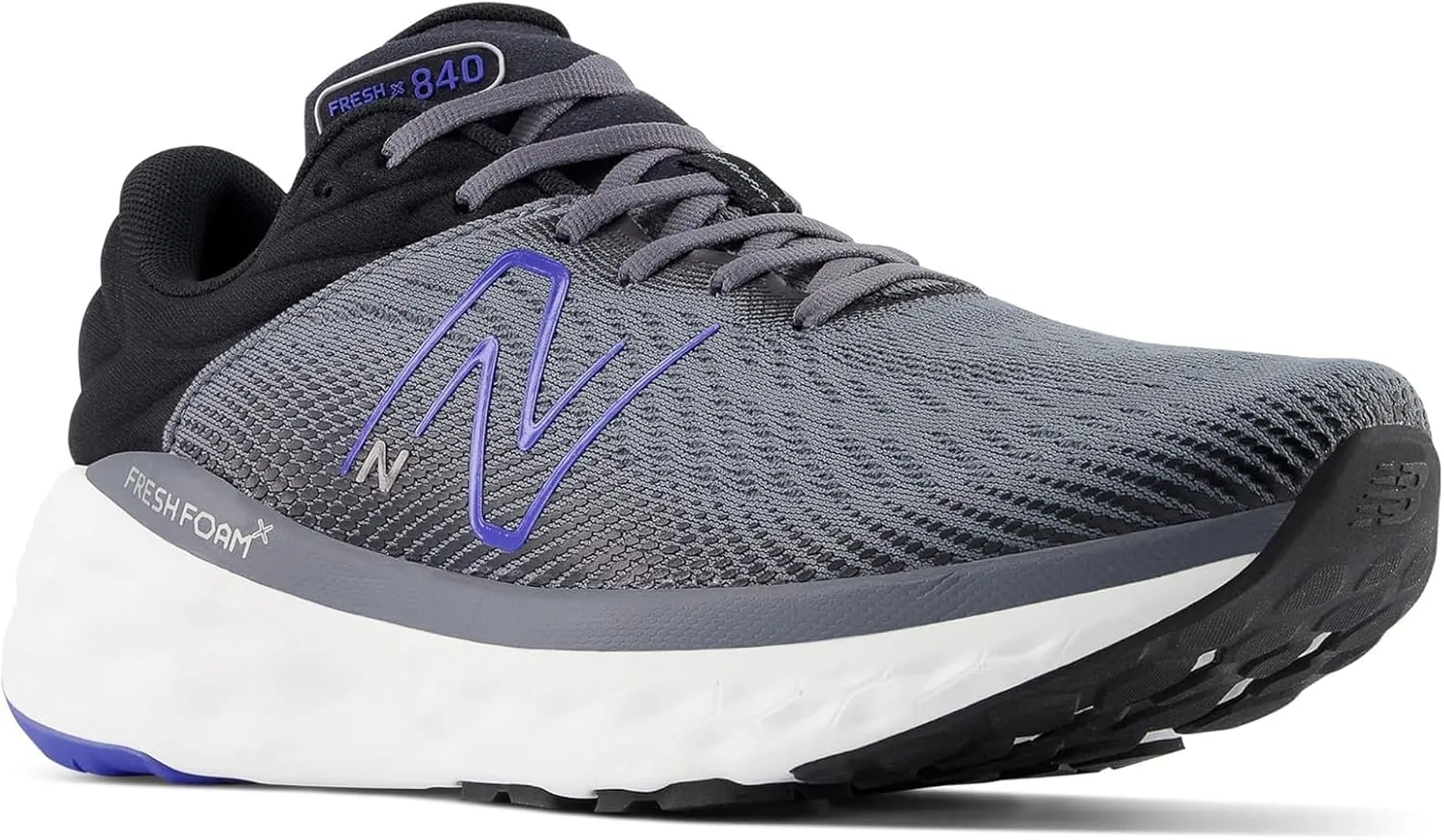 New Balance Men's Fresh Foam X 840f V1 Running Shoe, Castlerock/Marine Blue/Black, 12.5 X-Wide