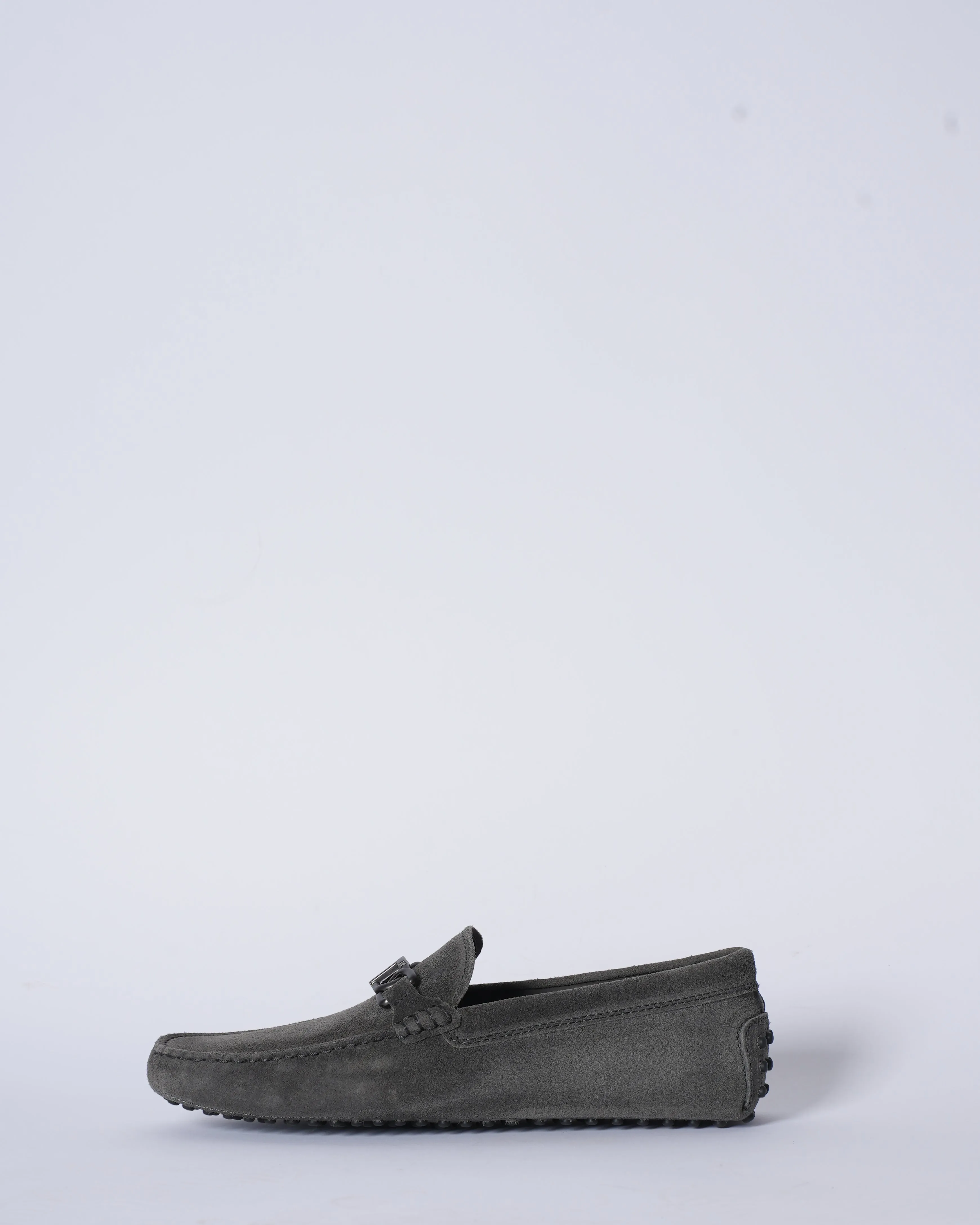 New Tod's grey loafers
