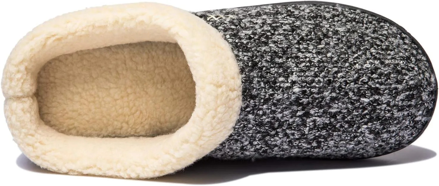 NewDenBer Men's Cozy Memory Foam Slippers Soft Slip on Indoor Outdoor Clog House Shoes