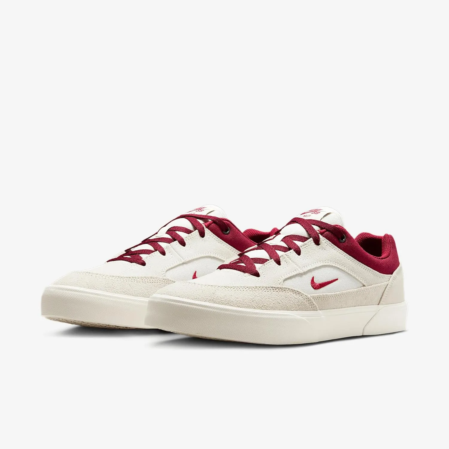 Nike SB Malor Men's Shoes (FV6064-102, Summit White/Phantom/Sail/Team Red)