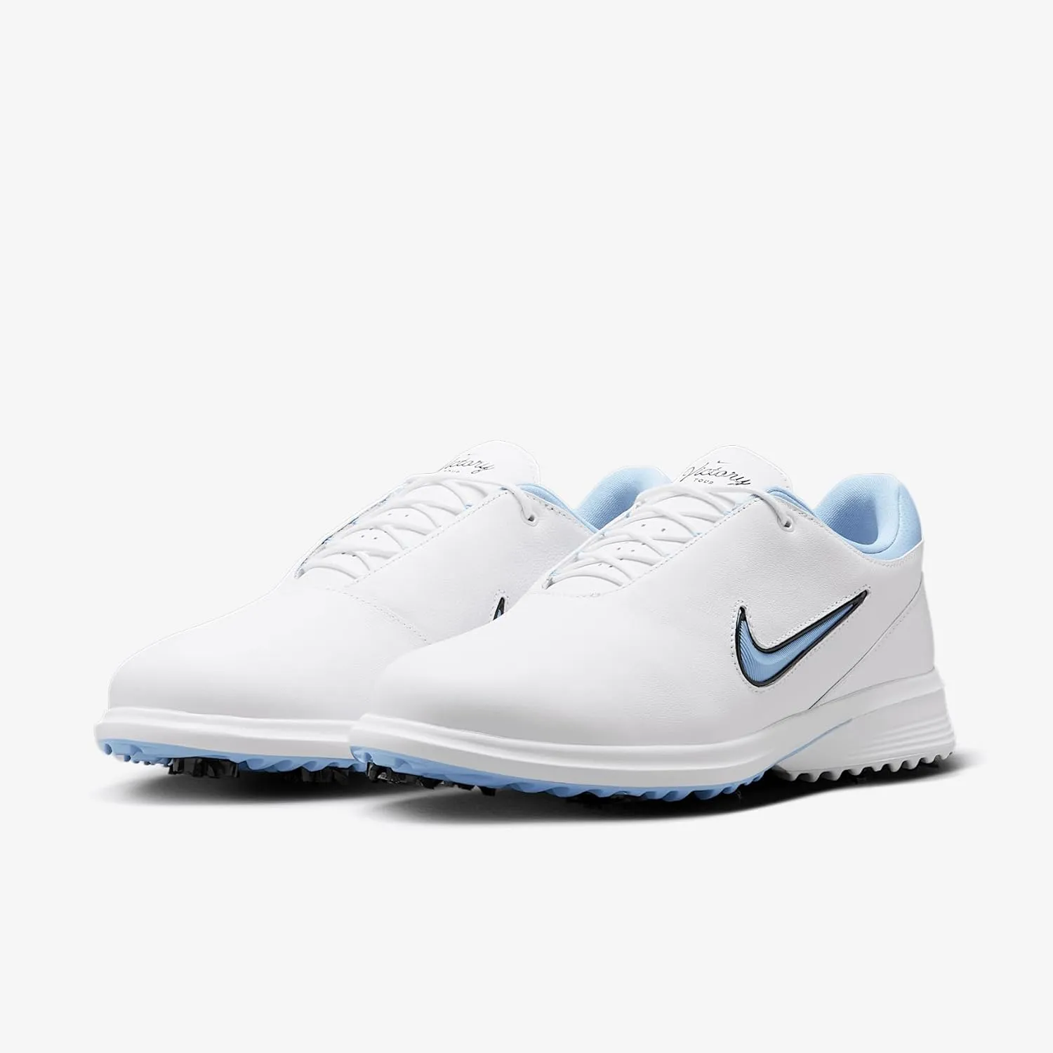 Nike Victory Tour 4 Golf Shoes (FZ4155-101, White/Photon Dust/Psychic Blue/Black)