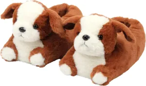 Novelty Women Animal Slippers Cute Soft Plush House Shoes Fluffy Warm Slippers Cartoon Gifts for Birthday Christmas