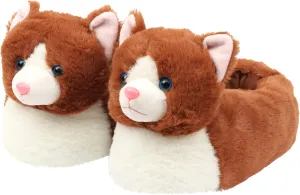 Novelty Women Animal Slippers Cute Soft Plush House Shoes Fluffy Warm Slippers Cartoon Gifts for Birthday Christmas