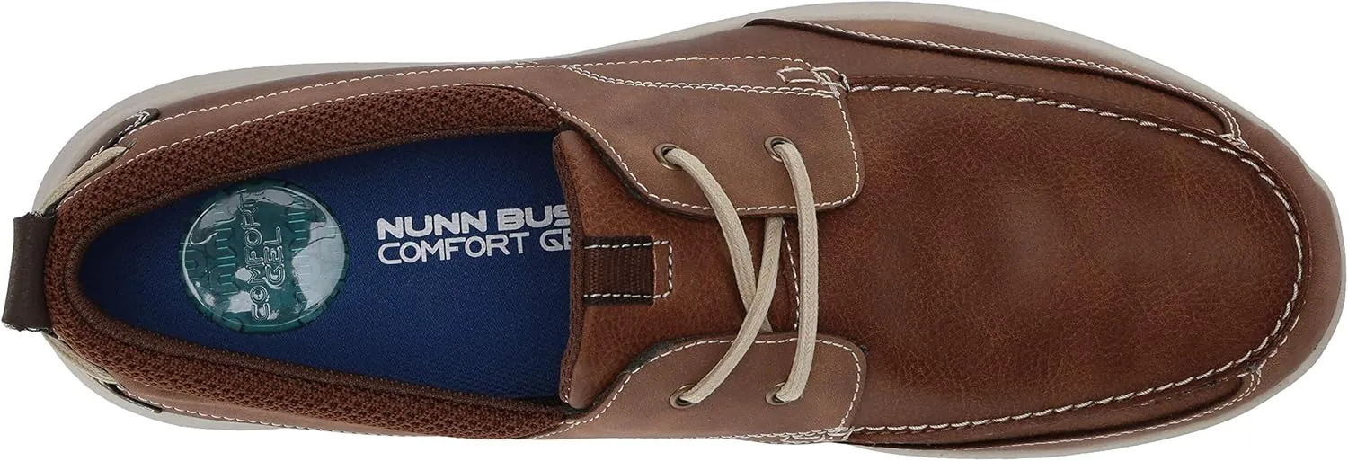 Nunn Bush Men's Conway Boat Oxford with Comfort Gel Lace Up