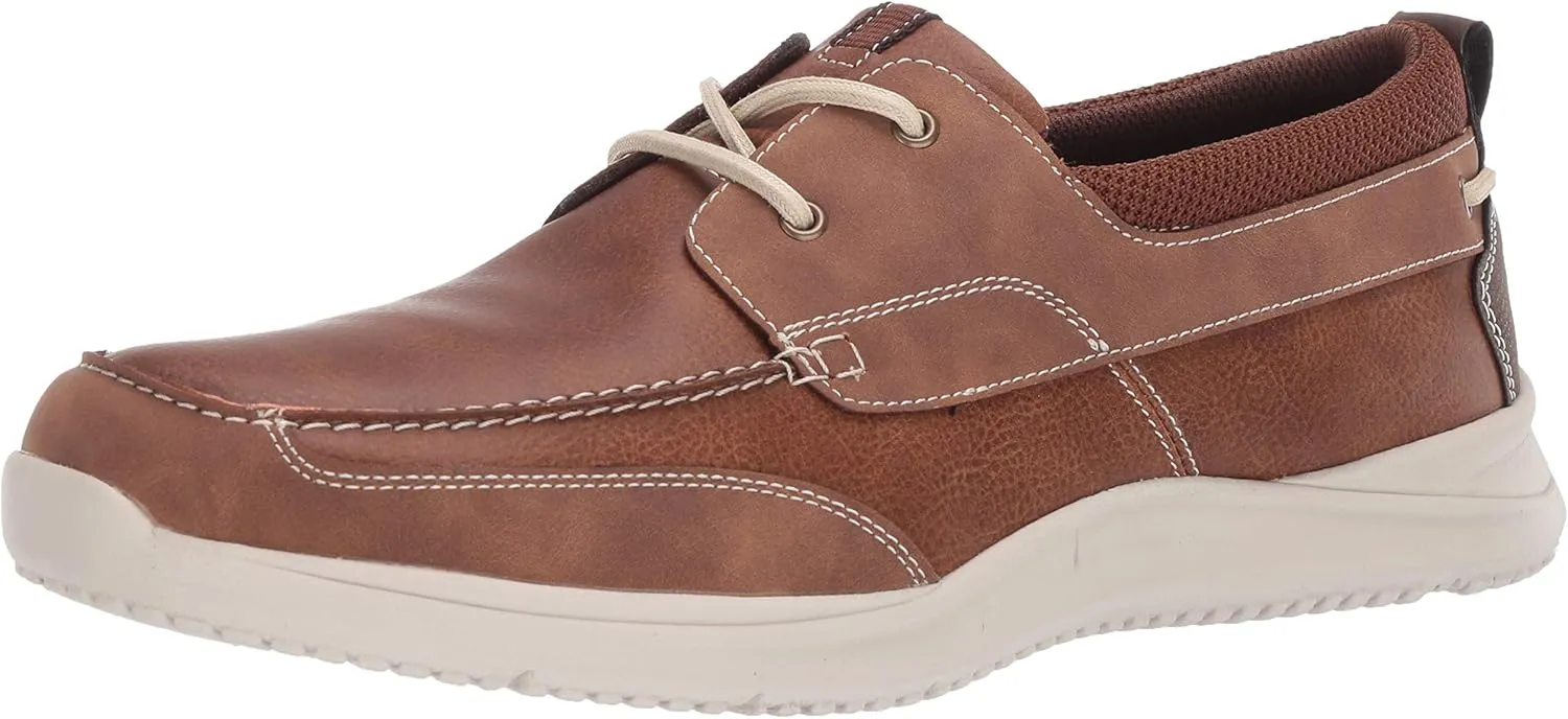 Nunn Bush Men's Conway Boat Oxford with Comfort Gel Lace Up
