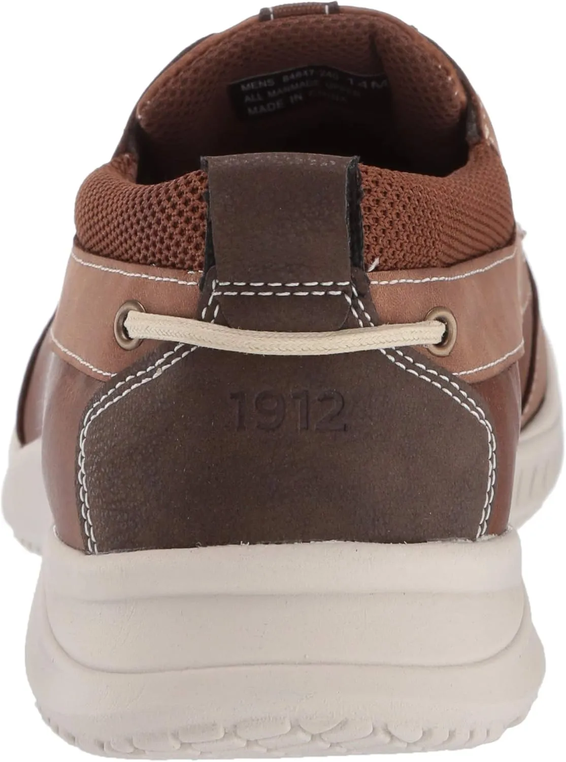 Nunn Bush Men's Conway Boat Oxford with Comfort Gel Lace Up