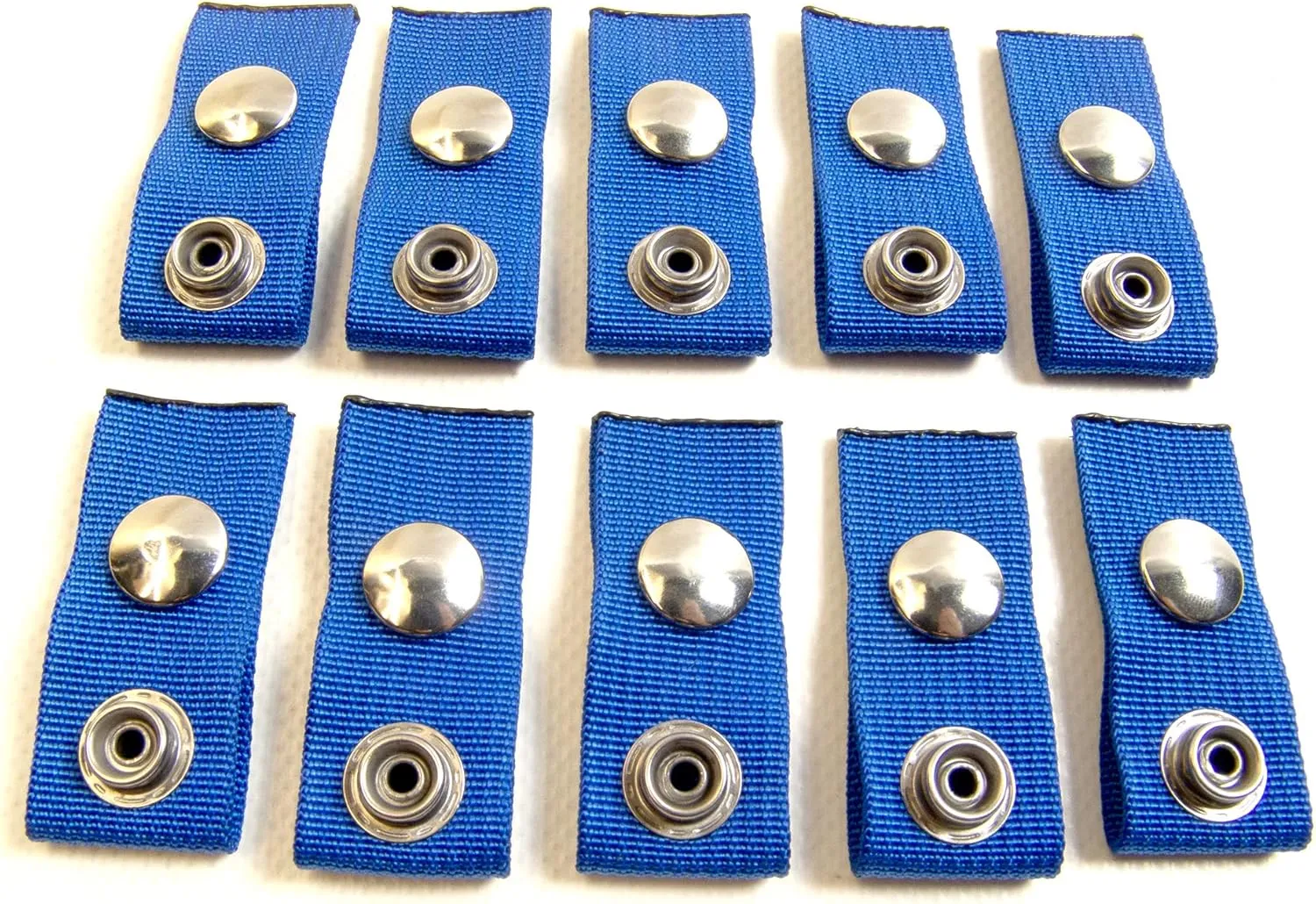N.W. Tarp & Canvas Extender Snaps for Your Boat Cover, Blue (Extend A Snap), Adds 1" Inch, Finger Loop Built in, 10 Piece Set