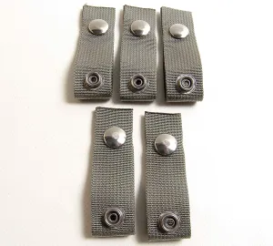N.W. Tarp & Canvas Extender Snaps for Your Boat Cover, Sea Foam Green (Extend A Snap), Adds 2" Inch, Finger Loop Built in, 5 Piece Set