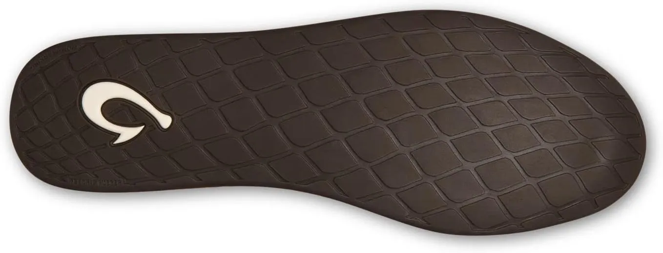 OLUKAI Ku'una Slipper, Women's Slip-On Shoes, Genuine Shearling & Premium Nubuck Leather, Drop-in Heel Design, Cozy & Ultra-Soft Comfort Fit