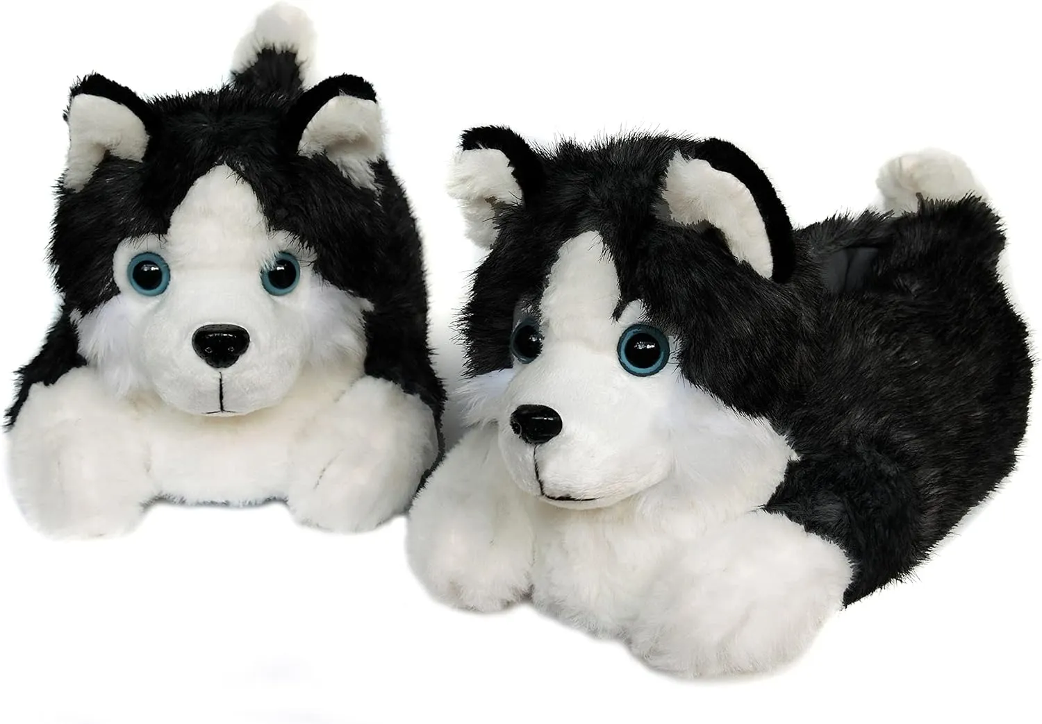 Onmygogo Fuzzy Winter Animal Dog House Slippers for Men and Women