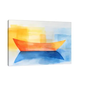 Orange boat