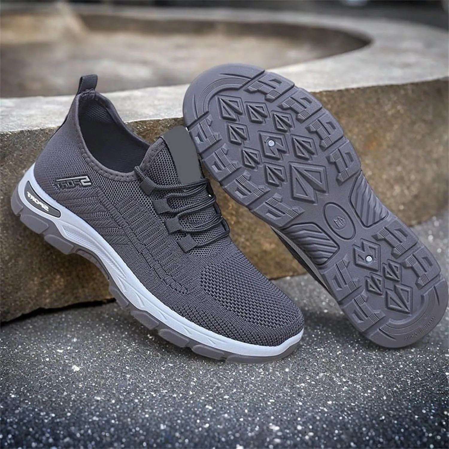 Ortho Running Shoes for Women Men Plantar Fasciitis Orthopedic Sneakers,Lightweight Breathable Mesh Knitted Hiking Shoes,Outdoor Arch Support Tennis Athletic Non Slip Sneakers with Wide Toe Box
