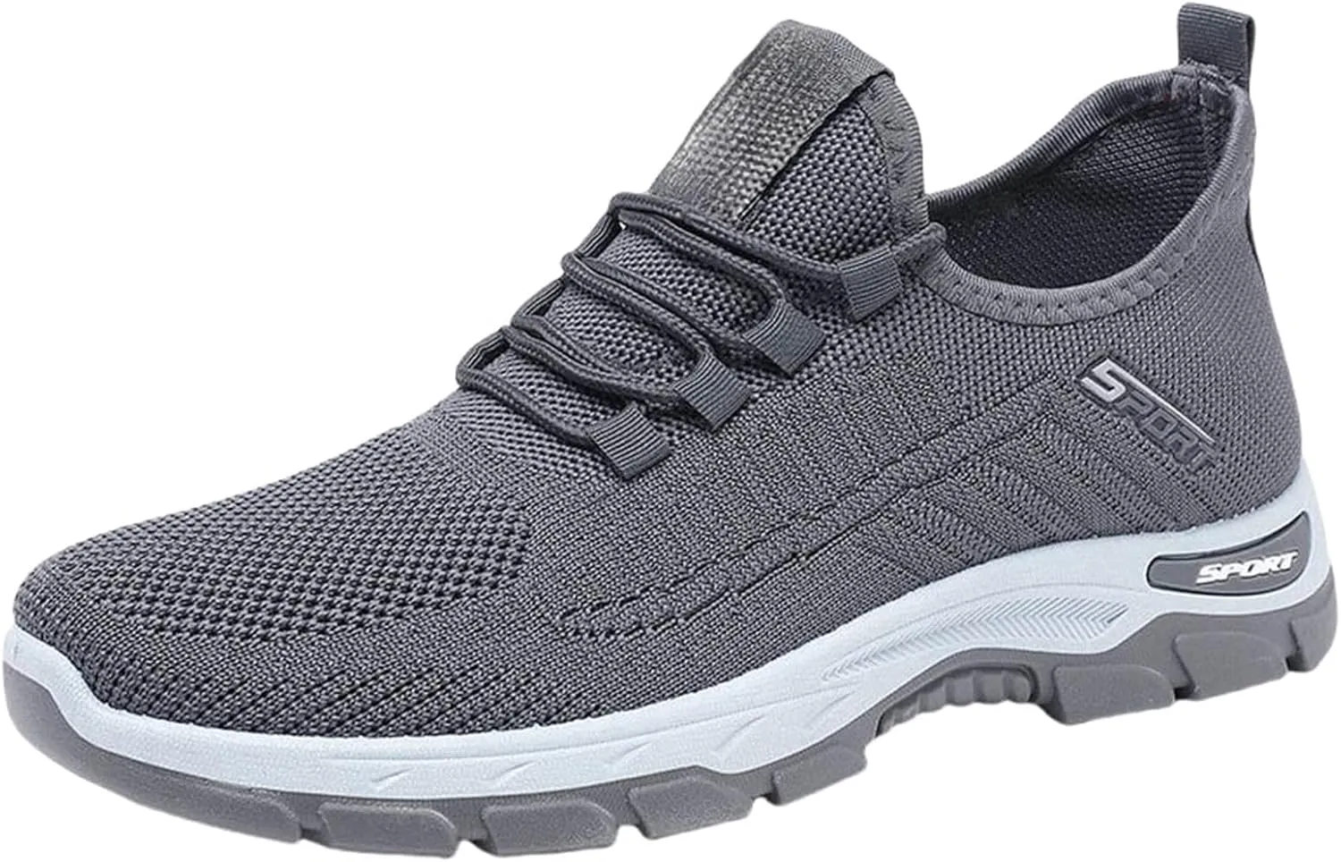 Ortho Running Shoes for Women Men Plantar Fasciitis Orthopedic Sneakers,Lightweight Breathable Mesh Knitted Hiking Shoes,Outdoor Arch Support Tennis Athletic Non Slip Sneakers with Wide Toe Box