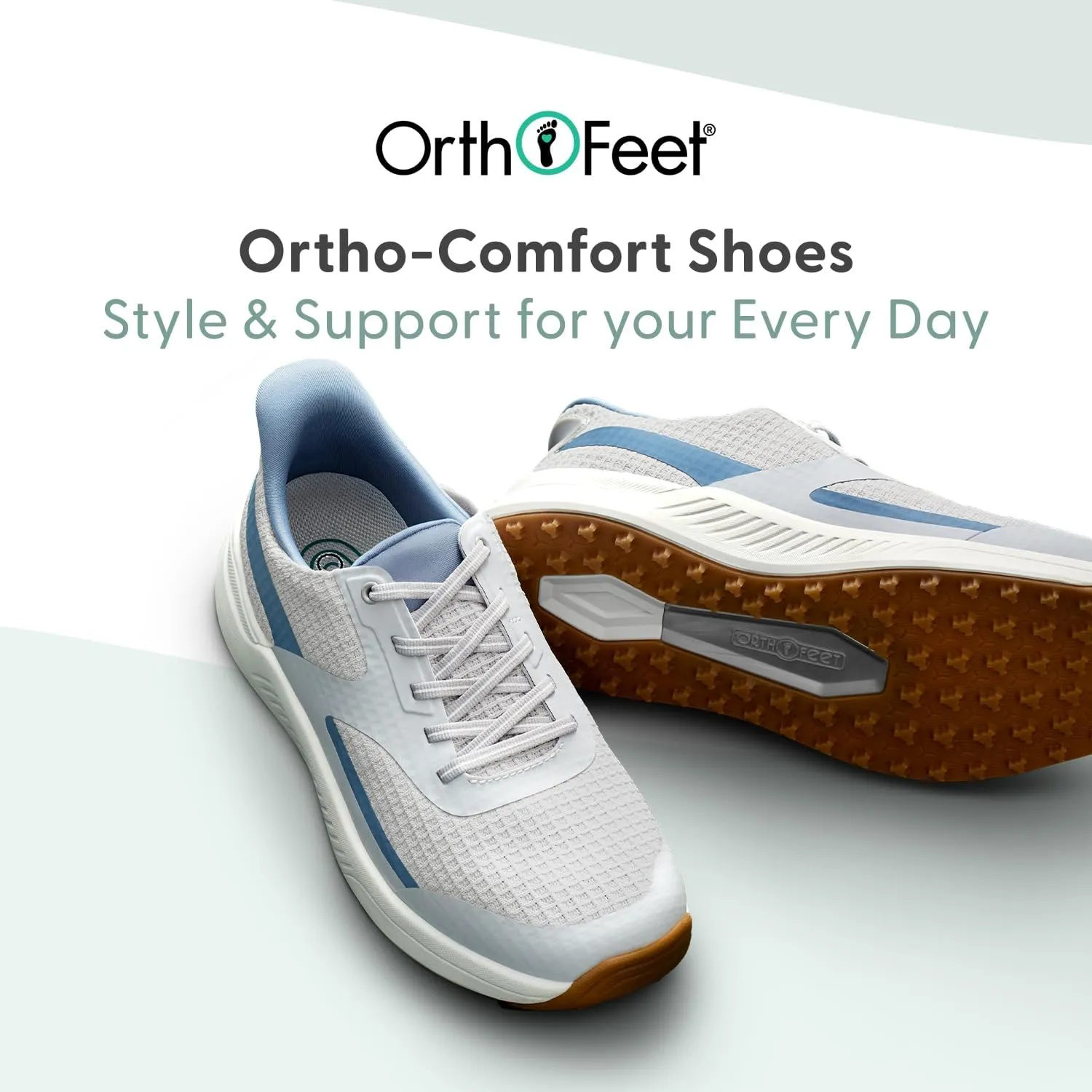 Orthofeet Men's Orthopedic Hands-Free Fairway Golf Shoes