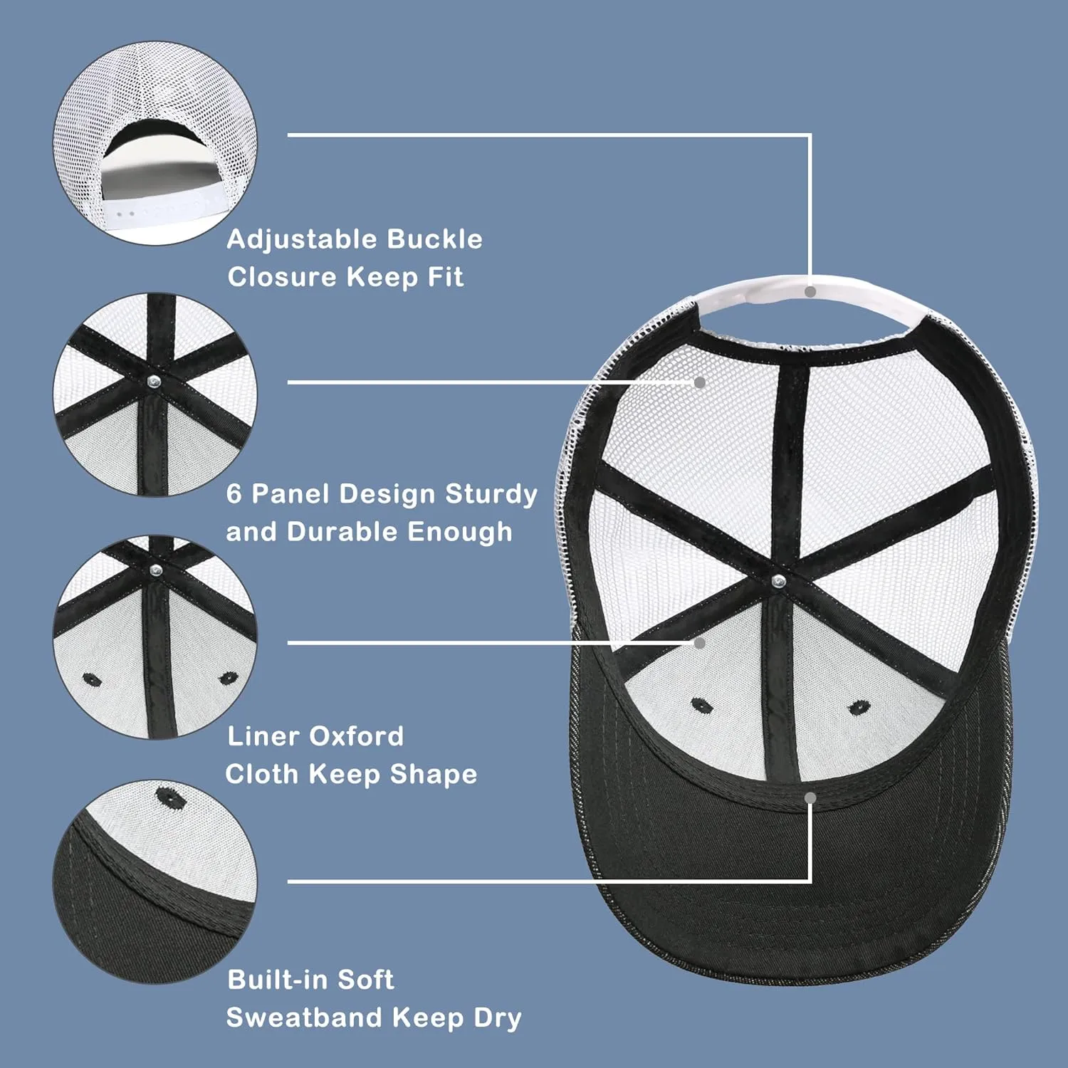Outdoor Hat Captain Hats Hunting Hat Biggfoot Hat Mountain Baseball Cap Sailing Trucker Hat for Men Women