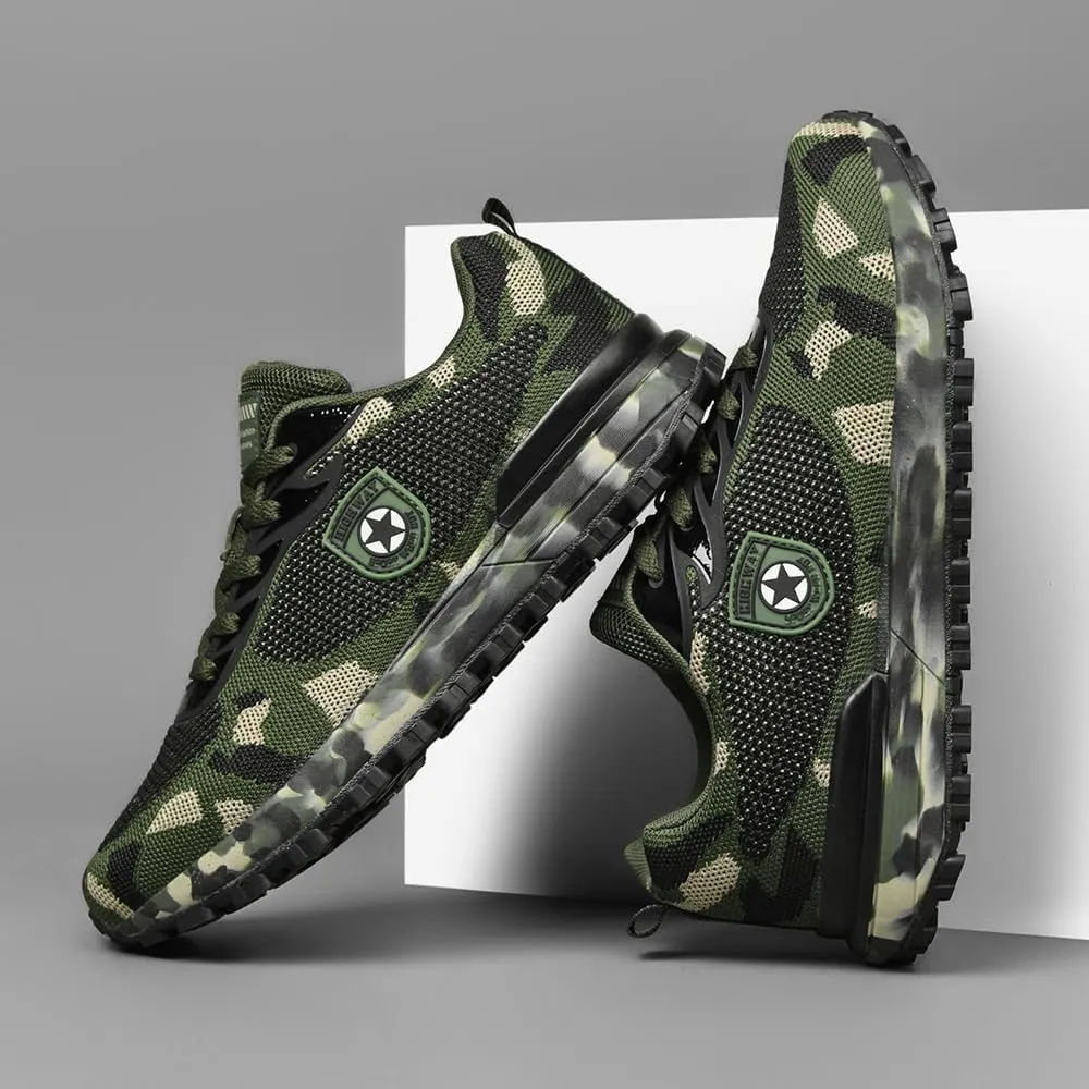 Outdoor Sports Cross-Country Running Hiking Shoes Leisure Breathable Non-Slip wear-Resistant Training Camouflage Shoes