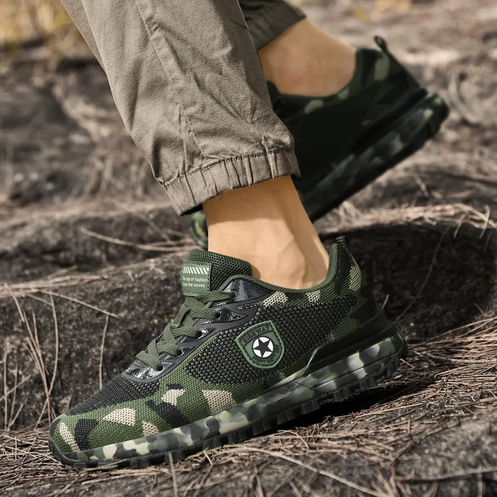 Outdoor Sports Cross-Country Running Hiking Shoes Leisure Breathable Non-Slip wear-Resistant Training Camouflage Shoes